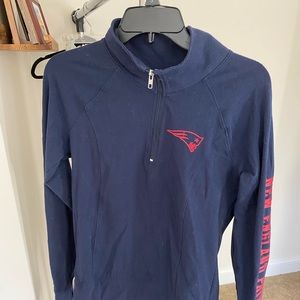 Pink Victoria Secret Patriot half zip sweatshirt